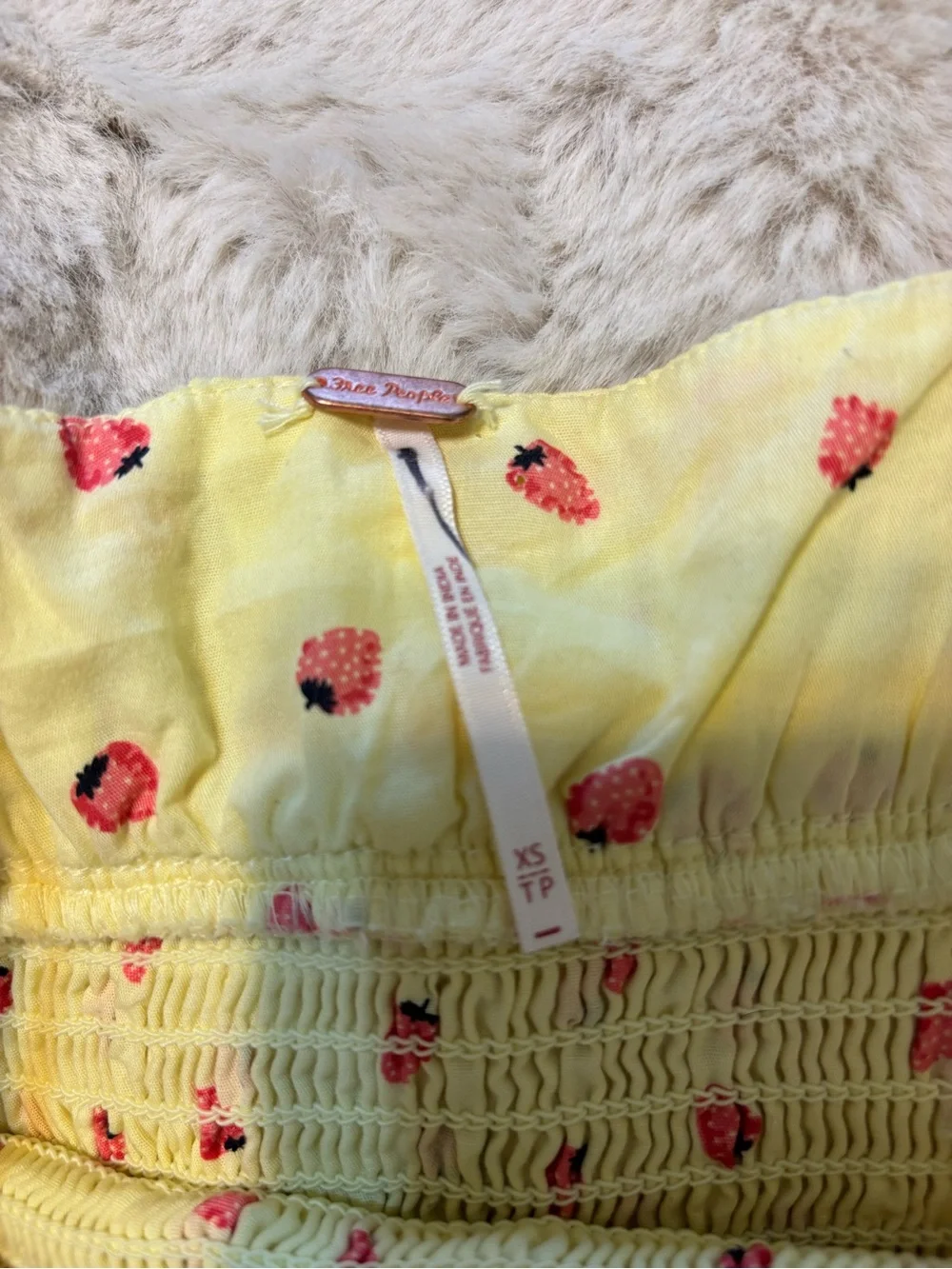 Free People soft yellow